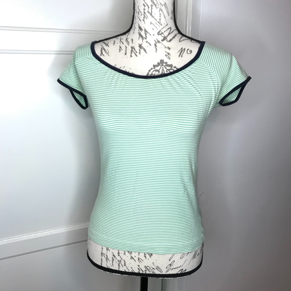 Ann Taylor LOFT Short Sleeve Striped Tee  Size XS